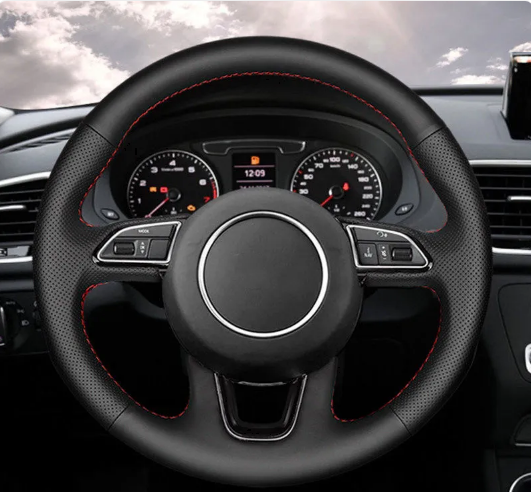 ComfortGrip Hand-Sewn Steering Wheel Cover