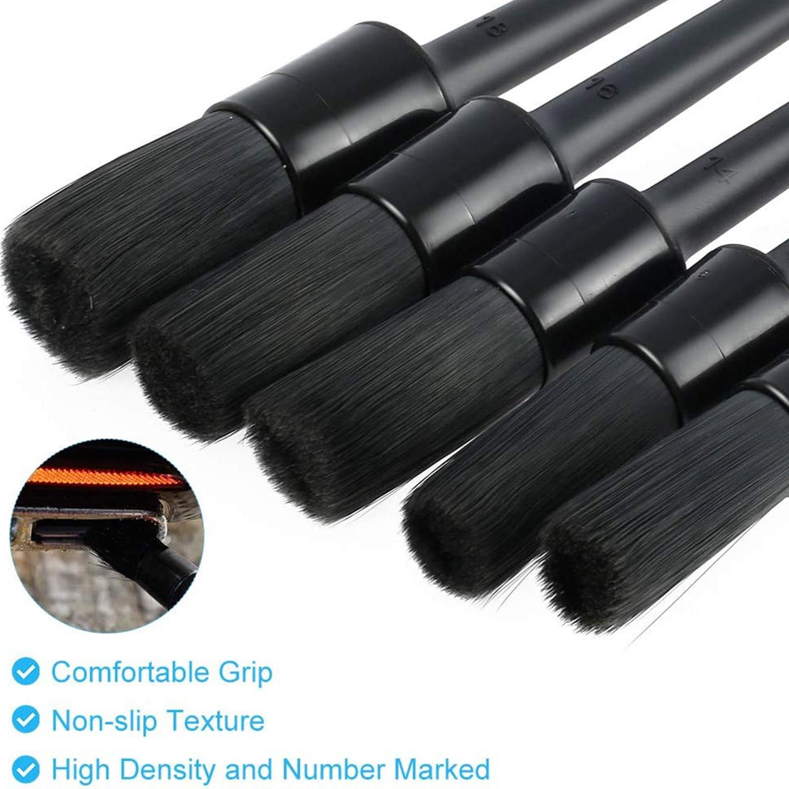 DetailPro 5-Piece Car Detailing Brush Kit
