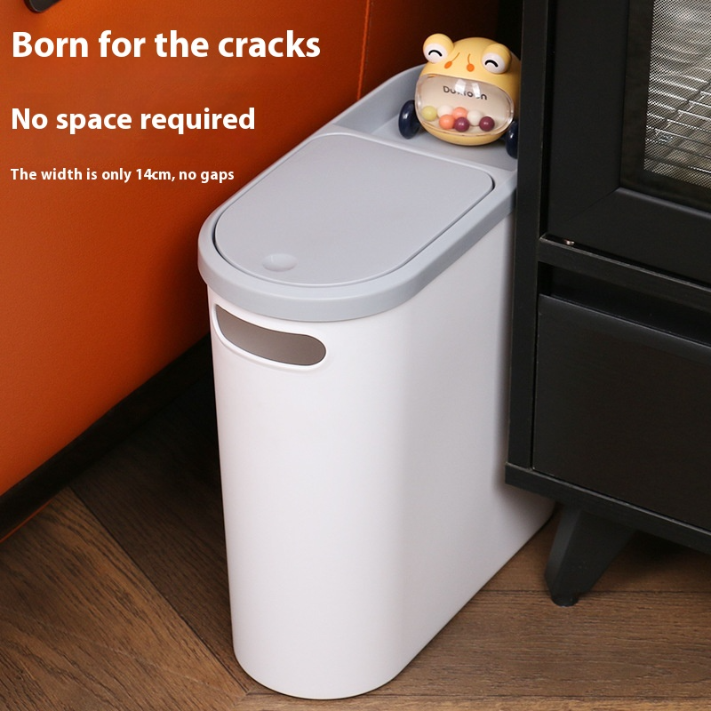 Press-Lid Mini Car Trash Can