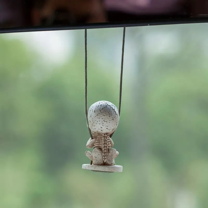 Skull Rearview Mirror Pendant