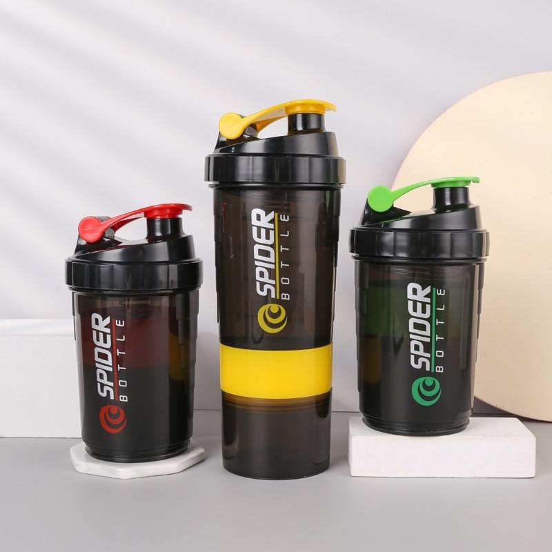 Premium Protein Shaker with Storage Cups