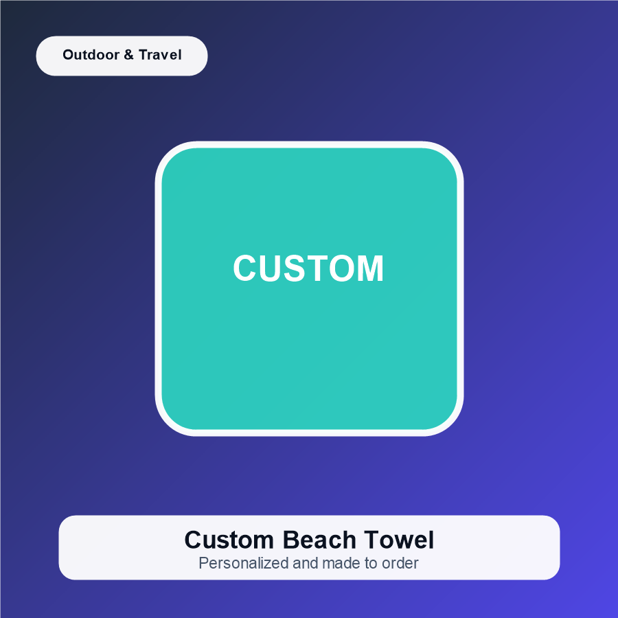 Custom Beach Towel