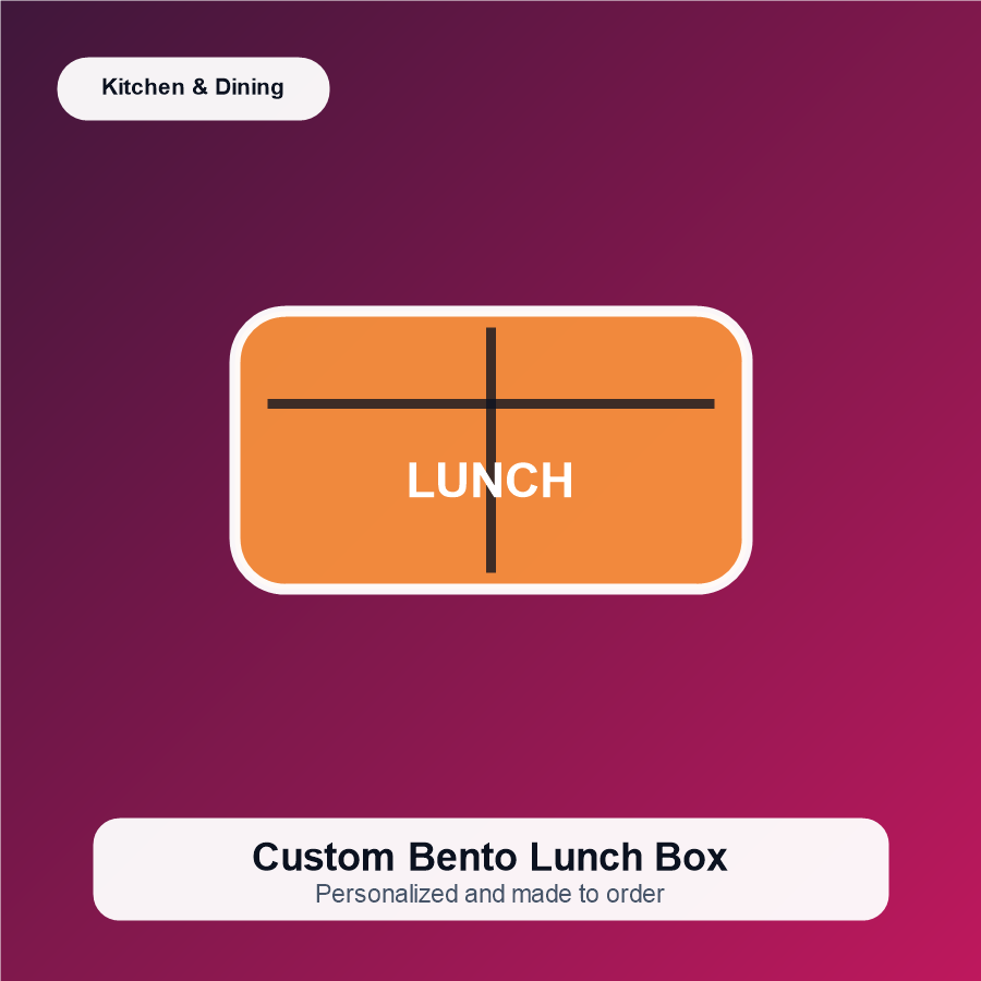 Custom Bento Lunch Box