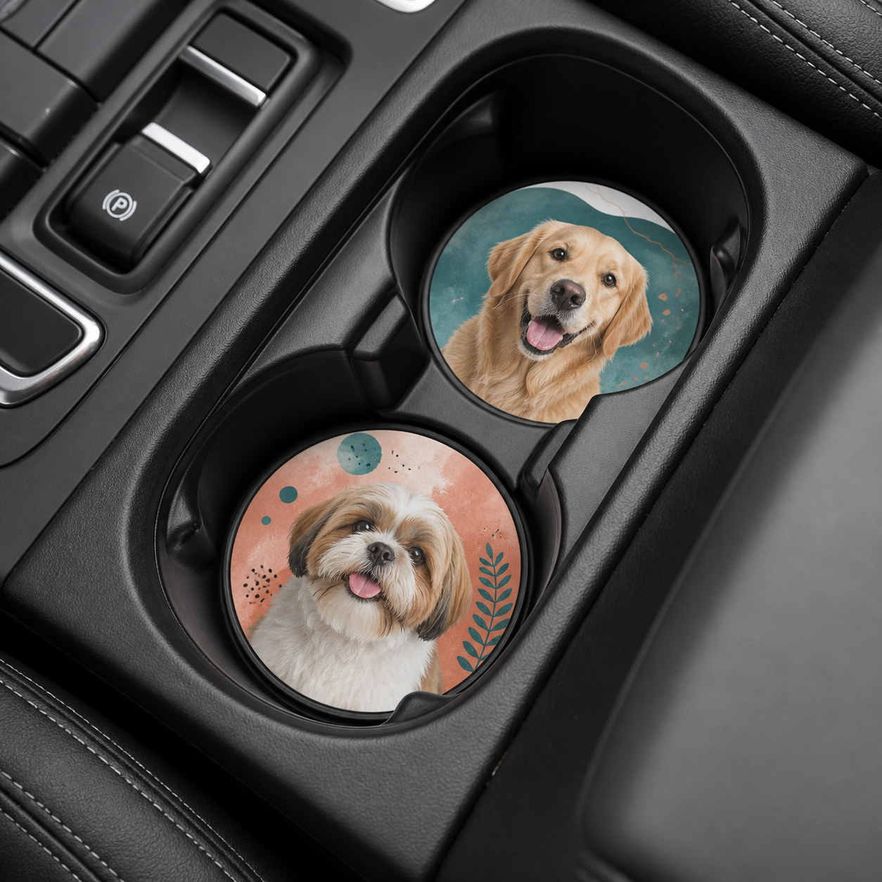 Custom Car Cup Holder Coasters