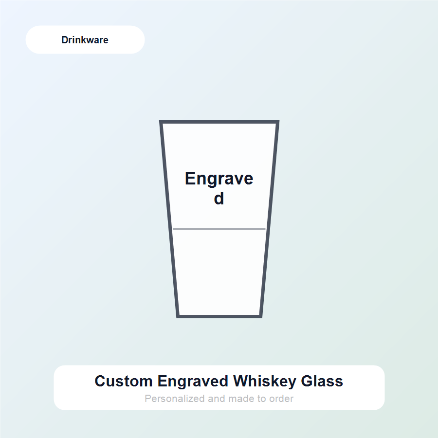 Custom Engraved Whiskey Glass