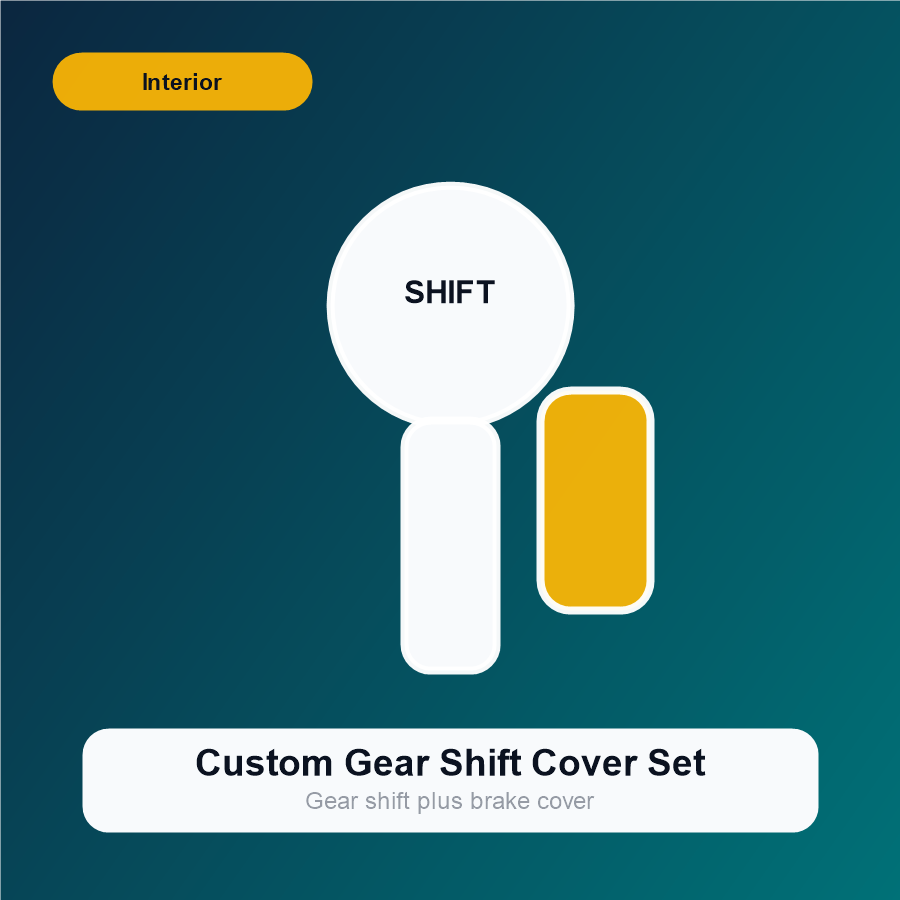 Custom Gear Shift Cover Set