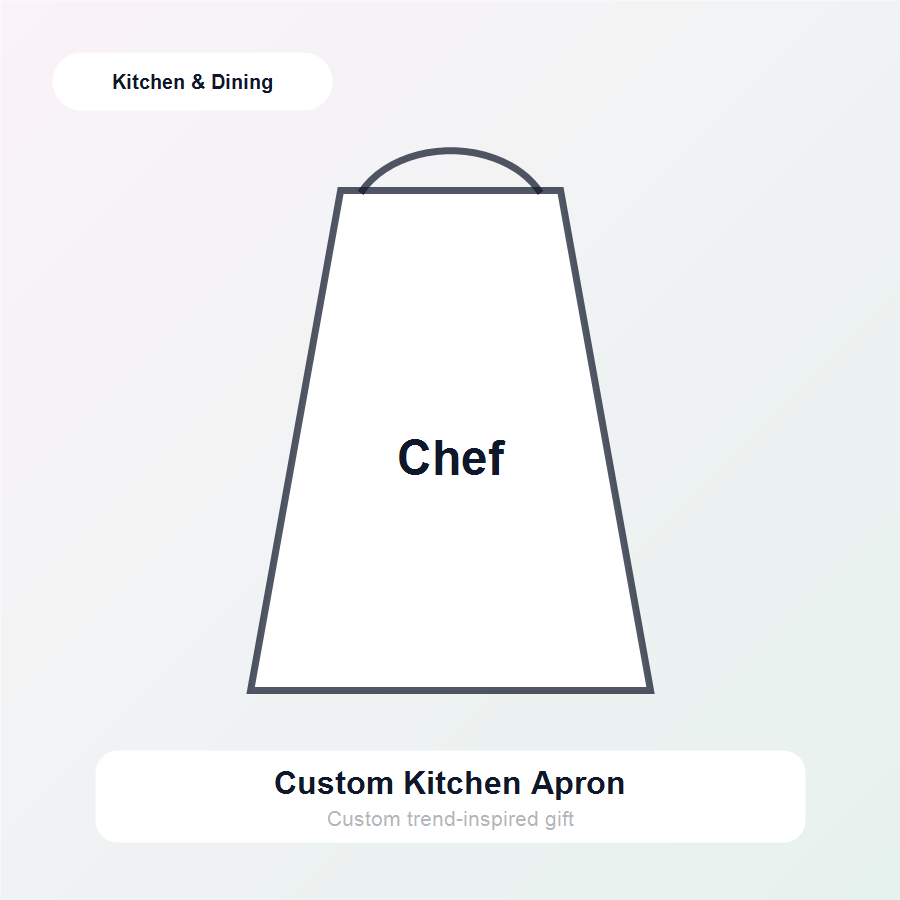 Custom Kitchen Apron