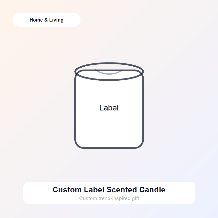 Custom Label Scented Candle