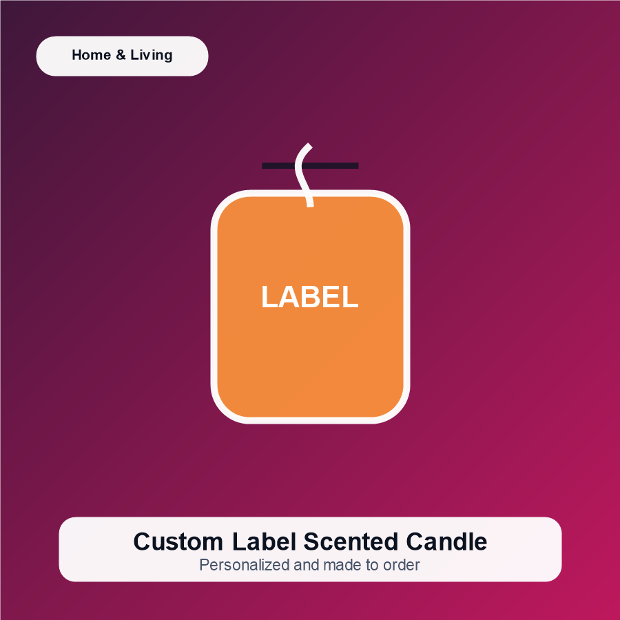 Custom Label Scented Candle