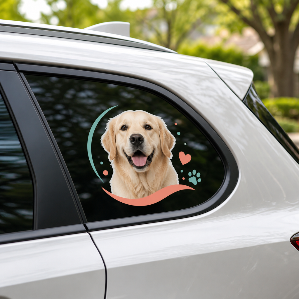 Custom Pet Car Window Decal