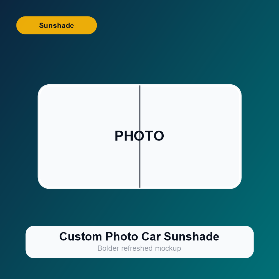 Custom Photo Car Sunshade
