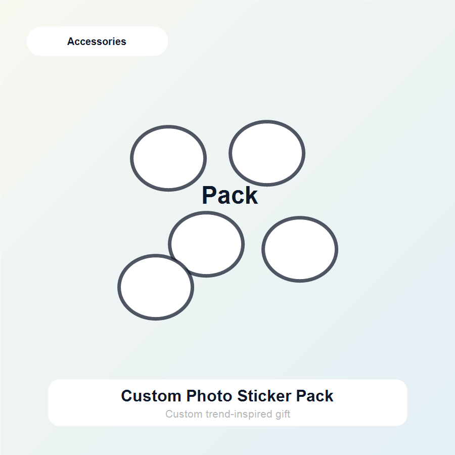 Custom Photo Sticker Pack