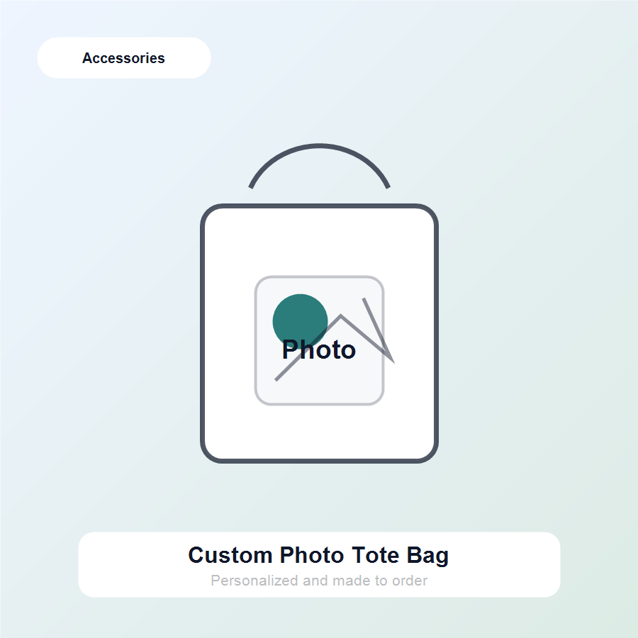 Custom Photo Tote Bag