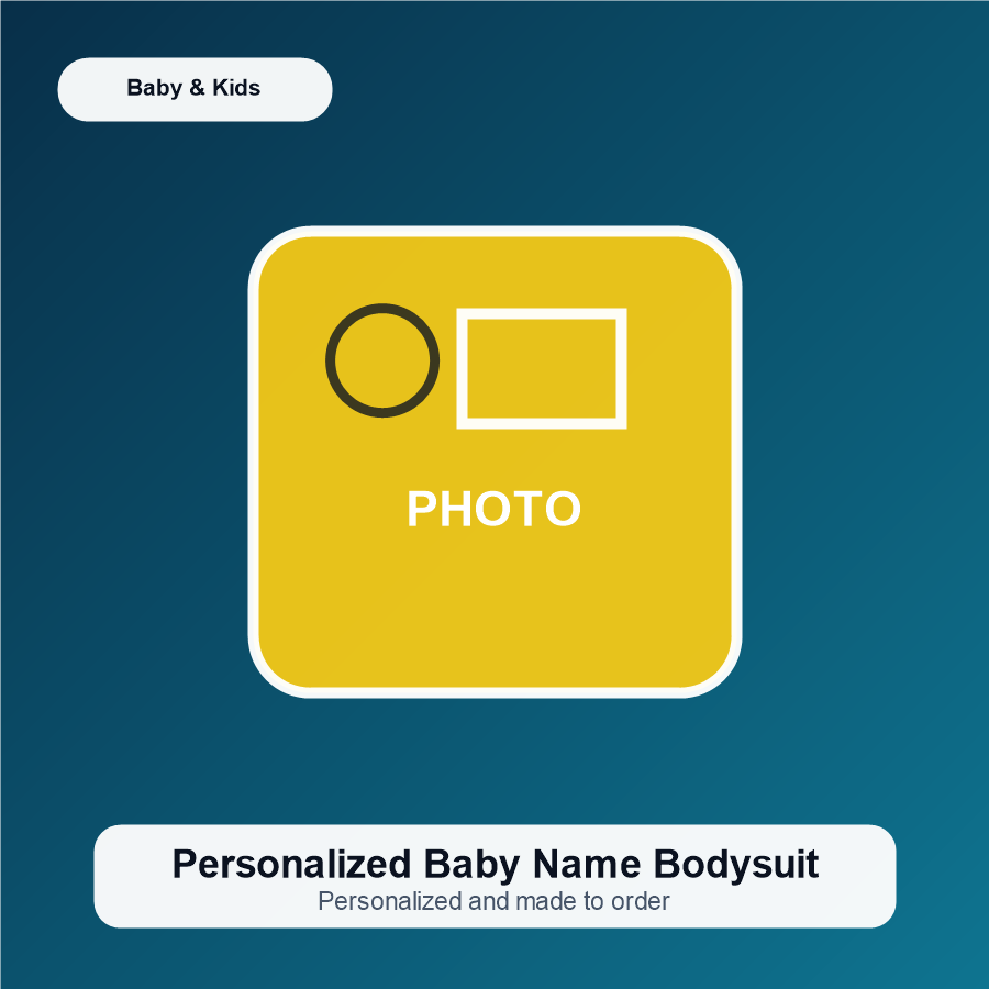 Personalized Baby Name Bodysuit
