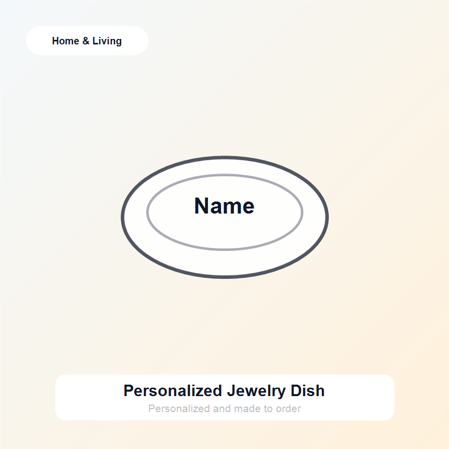 Personalized Jewelry Dish