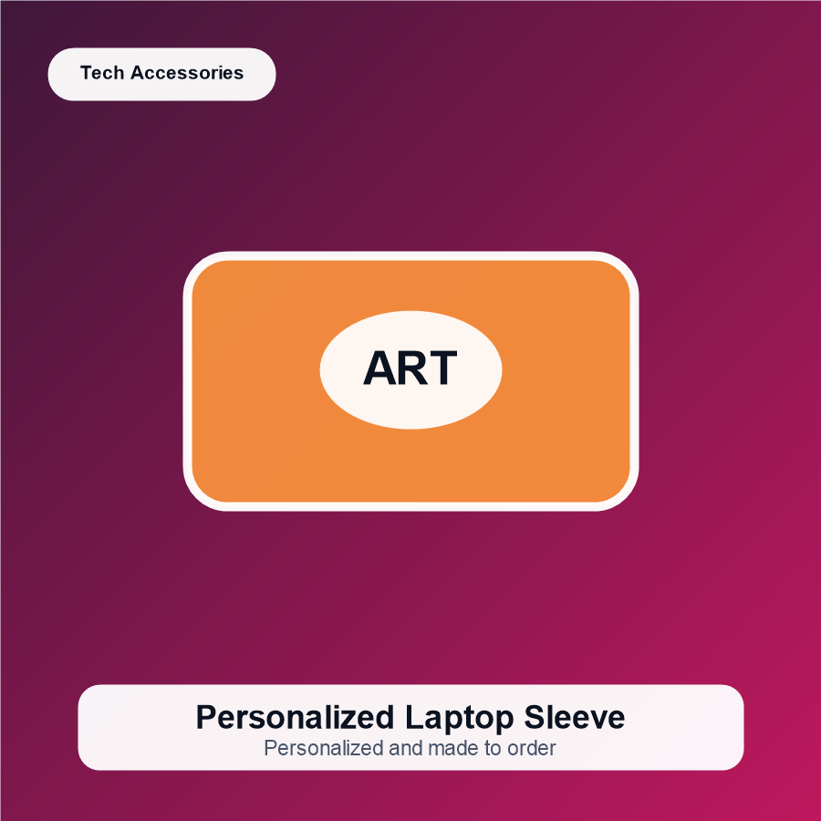 Personalized Laptop Sleeve