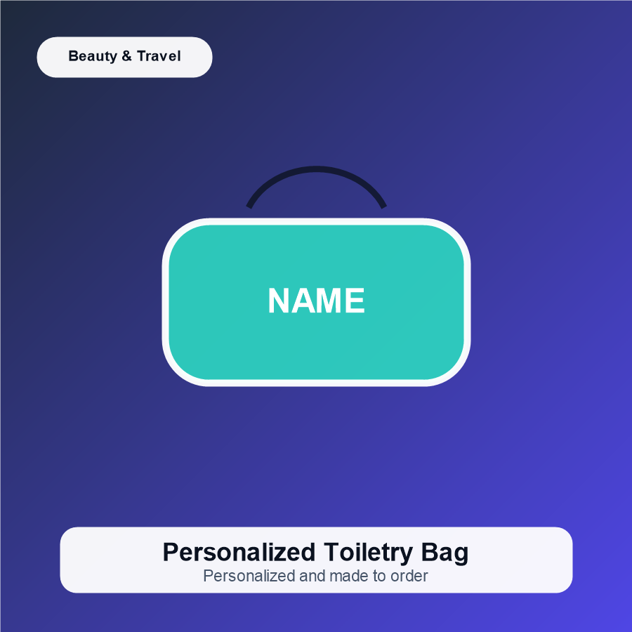 Personalized Toiletry Bag