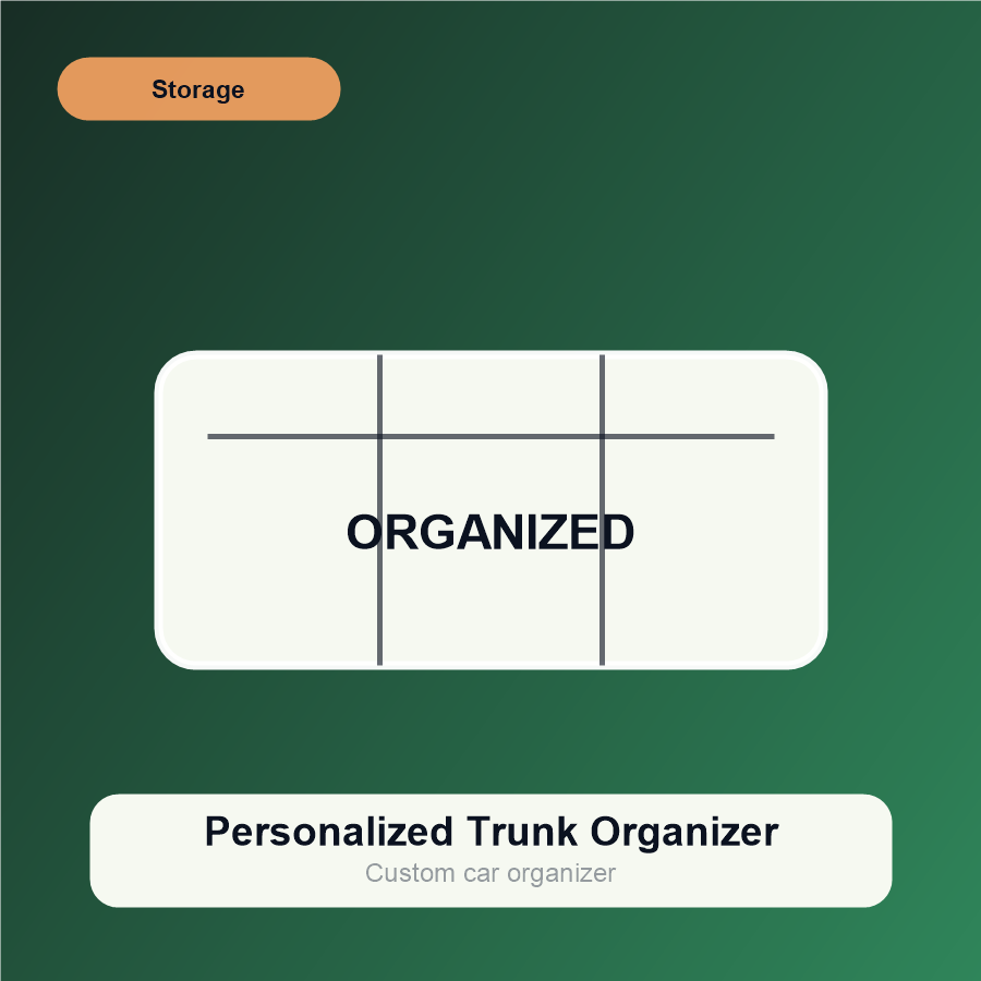 Personalized Trunk Organizer
