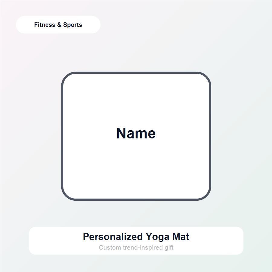Personalized Yoga Mat