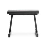 Traditional Flat Bench with a Sewn Vinyl Seat - 460 Lb