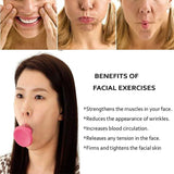 Jaw Face Exerciser, Facial and Neck Exercise, Slim and Tone Your Face and Neck Muscles to Look Younger
