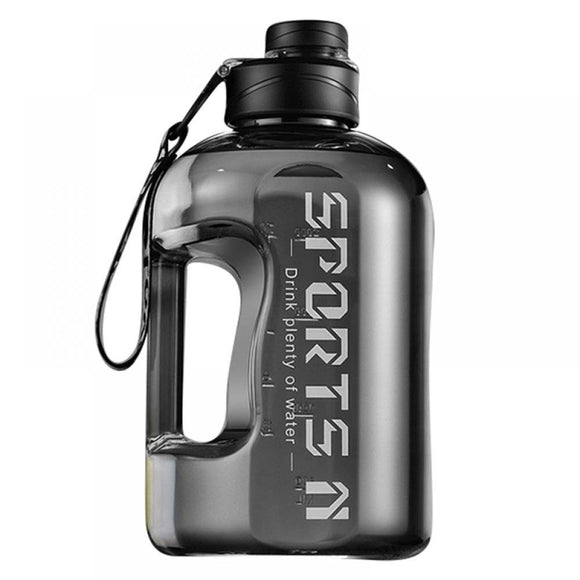 Water Bottle with Handle 1.7L Large Sports Water Bottle Half Gallon BPA Free Plastic